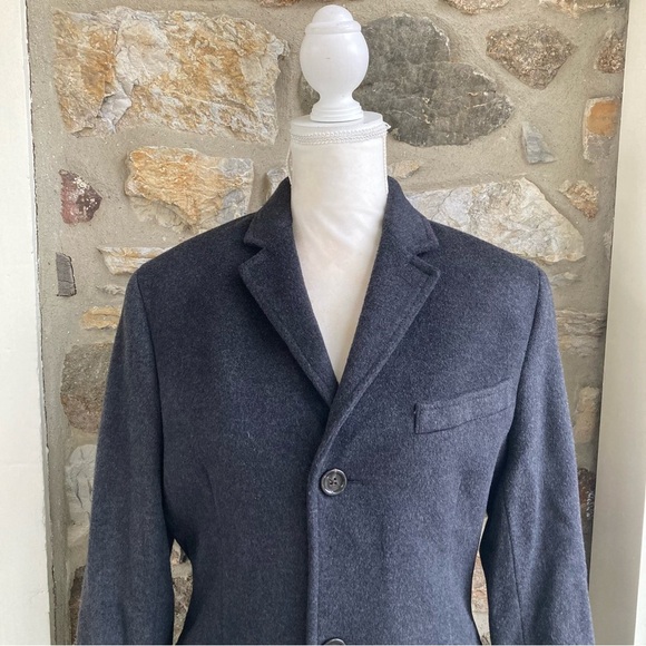 J. Crew Ludlow Topcoat in Italian Wool Cashmere Heather Charcoal F5543 $450 - Picture 3 of 17